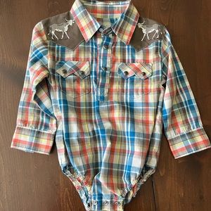 NWOT Western Pearl Button Shirt